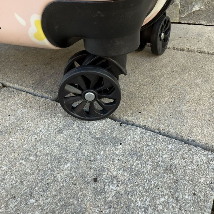 Дитяча дорожня валіза на колесах Ecarla WP08 Рожевий