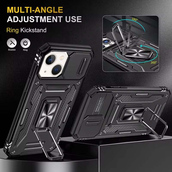 Ударостійкий чохол Camshield Army Ring для Apple iPhone 13 (6.1")