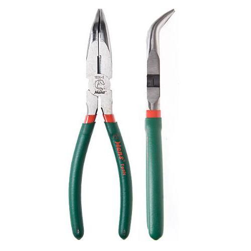 Круглогубцы изогнутые 200мм, 220г (1836-8) HANS