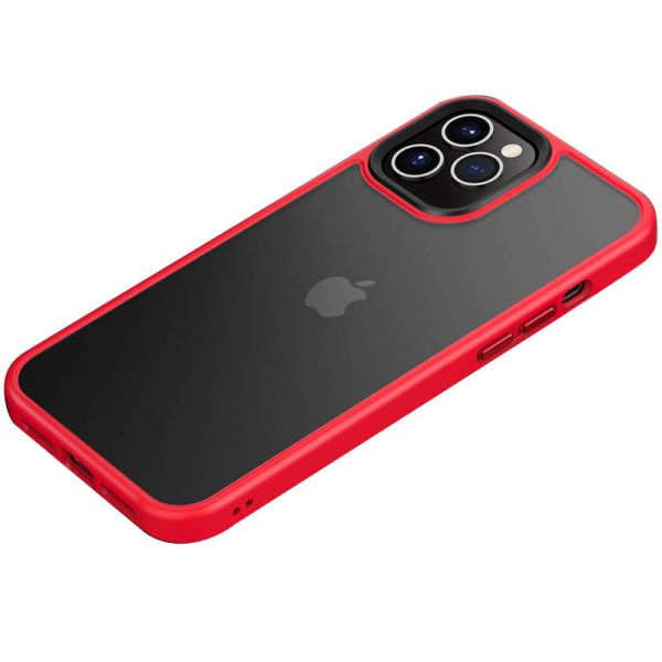 TPU+PC чехол Metal Buttons для Apple iPhone 12 Pro/12 (6.1")