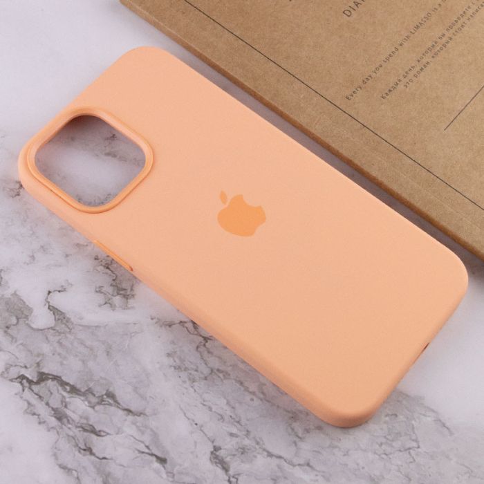 Чехол Silicone case (AAA) full with Magsafe and Animation для Apple iPhone 12 Pro / 12 (6.1")