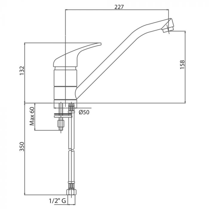 Смеситель для кухни Bianchi Star GNE LVMSTR2000STRAGNE
