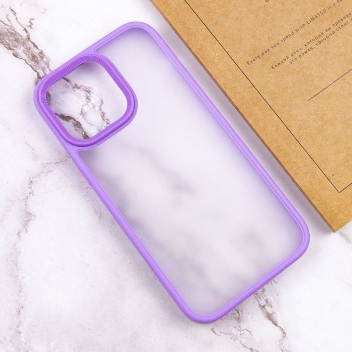 TPU+PC чехол Metal Buttons для Apple iPhone 13 Pro Max (6.7")