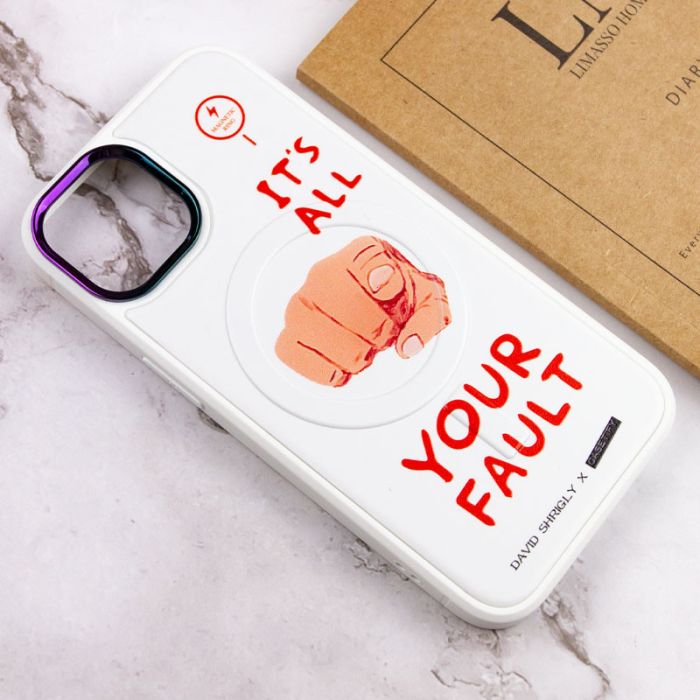 TPU+PC чехол Funny pictures with MagSafe для Apple iPhone 12 Pro Max (6.7")