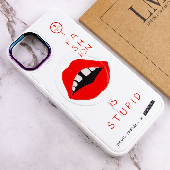 TPU+PC чехол Funny pictures with MagSafe для Apple iPhone 13 (6.1")