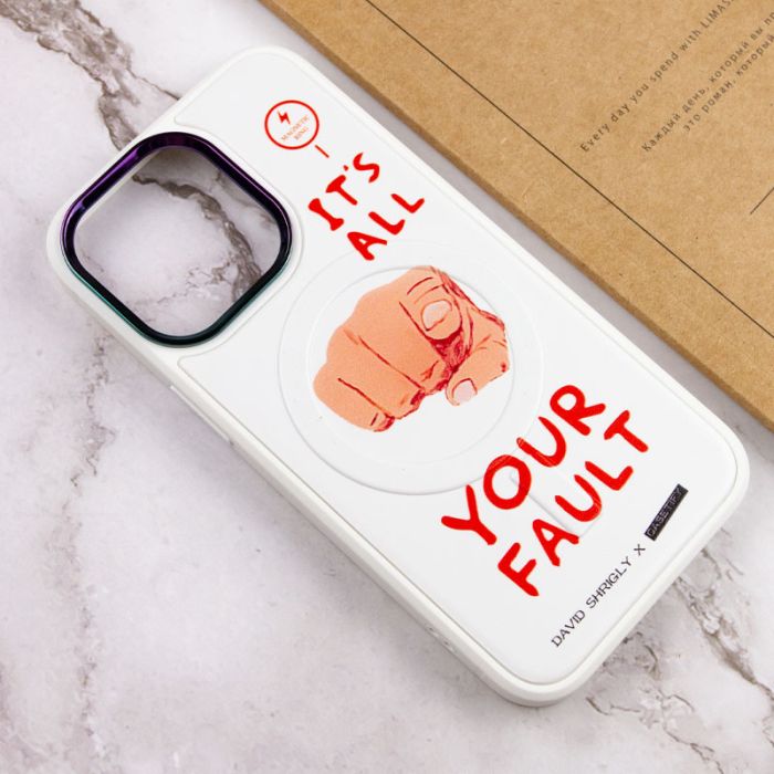 TPU+PC чехол Funny pictures with MagSafe для Apple iPhone 13 Pro (6.1")