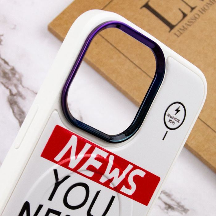 TPU+PC чехол Funny pictures with MagSafe для Apple iPhone 13 Pro Max (6.7")