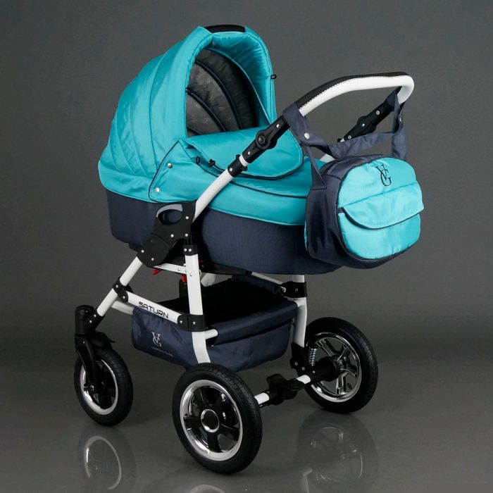 Коляска универсальная Saturn (0140-C10) Бирюзовая