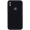 Чехол Silicone Case Square Full Camera Protective (AA) для Apple iPhone XS/X (5.8")