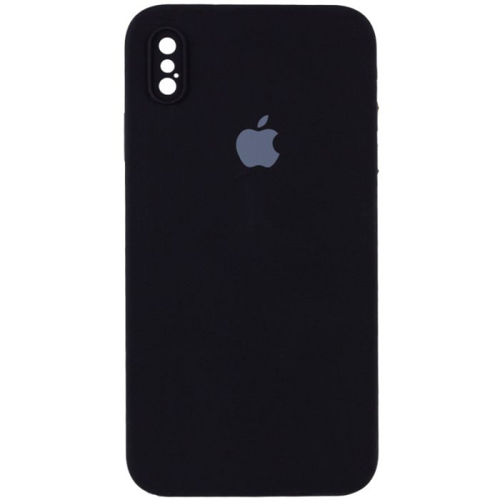 Чехол Silicone Case Square Full Camera Protective (AA) для Apple iPhone XS/X (5.8")