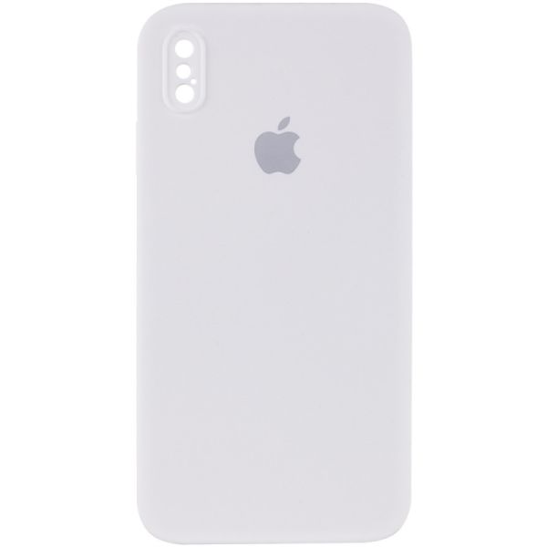 Чехол Silicone Case Square Full Camera Protective (AA) для Apple iPhone XS Max (6.5")