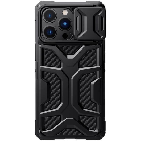 TPU+PC чехол Nillkin CamShield Adventurer (шторка на камеру) для Apple iPhone 13 Pro (6.1")