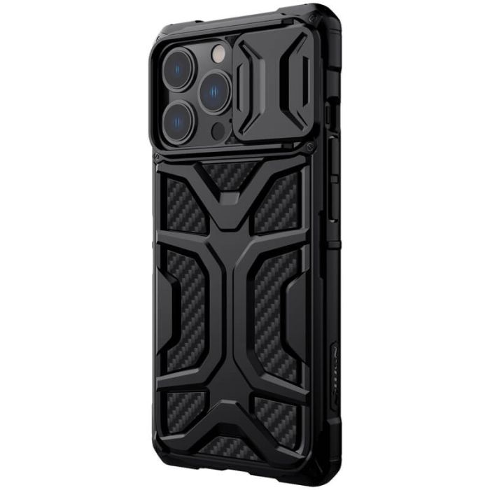 TPU+PC чехол Nillkin CamShield Adventurer (шторка на камеру) для Apple iPhone 13 Pro Max (6.7")