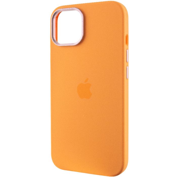 Чохол Silicone Case Metal Buttons (AA) для Apple iPhone 12 Pro / 12 (6.1")