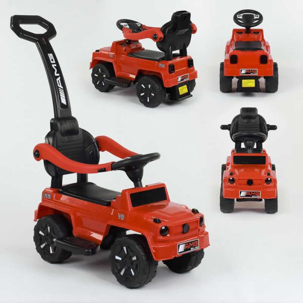 Каталка-толокарь JOY Красная (809 CR-13500) с ручкой