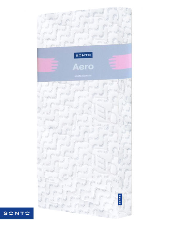 Дитячий матрац Sonto Aero 3D, розміри 120x60x12 в дитяче ліжечко