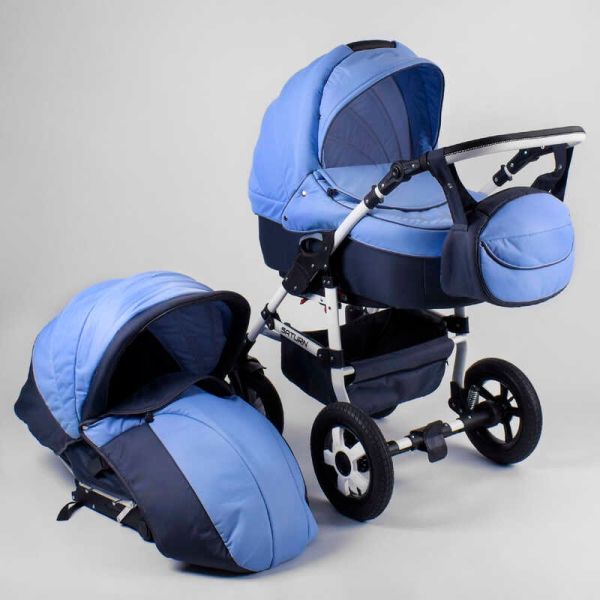 Коляска универсальная 2в1 для детей Saturn (№ 0140-С13) – это модель коляски, которая может использоваться как прогулочная коляска или как коляска-люлька