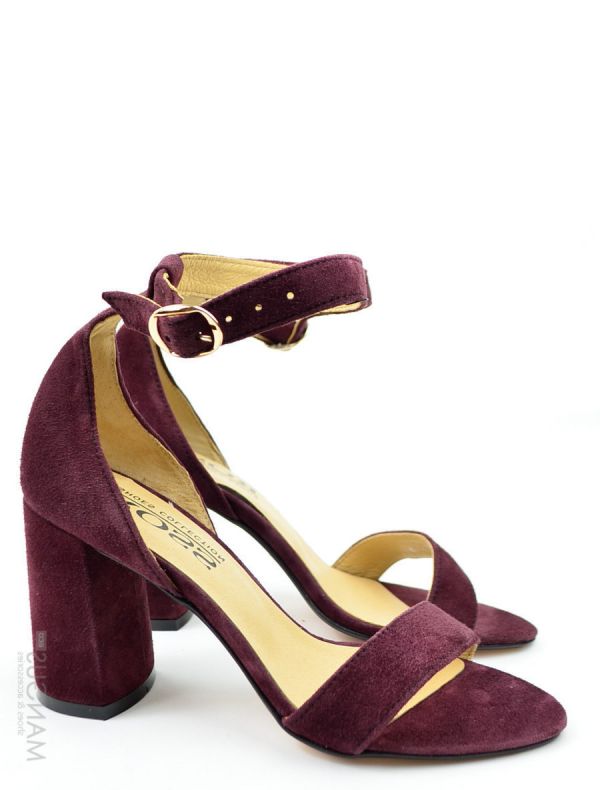 Бордові босоніжки Ross