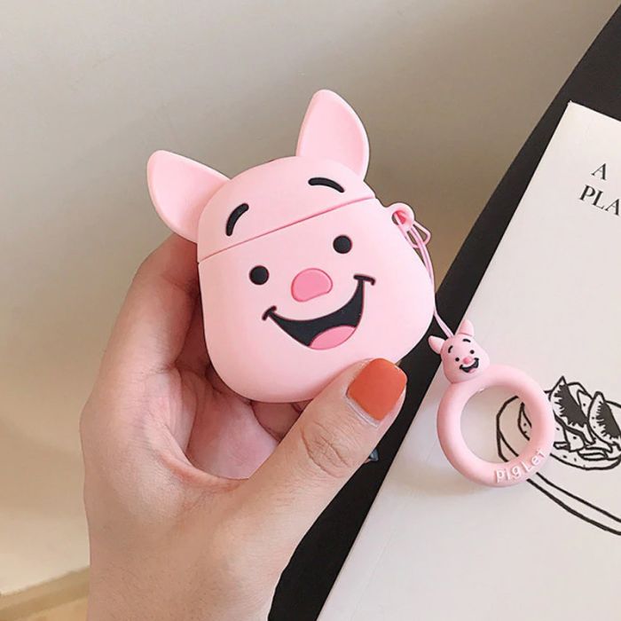 Силиконовый футляр Disney series для наушников AirPods + кольцо