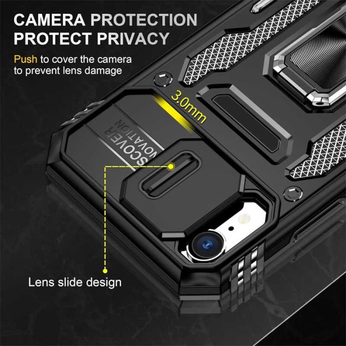 Ударостійкий чохол Camshield Army Ring для Apple iPhone XR (6.1")