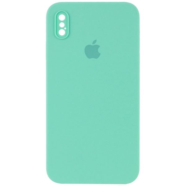 Чехол Silicone Case Square Full Camera Protective (AA) для Apple iPhone XS Max (6.5")