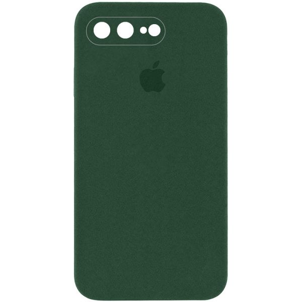 Чехол Silicone Case Square Full Camera Protective (AA) для Apple iPhone 7 plus/8 plus (5.5")