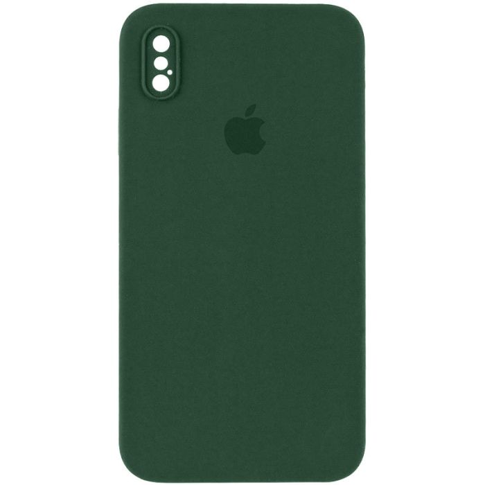 Чехол Silicone Case Square Full Camera Protective (AA) для Apple iPhone XS/X (5.8")