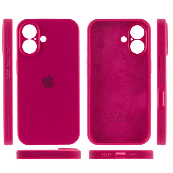 Чохол Silicone Case Full Camera Protective (AA) для Apple iPhone 16 (6.1")