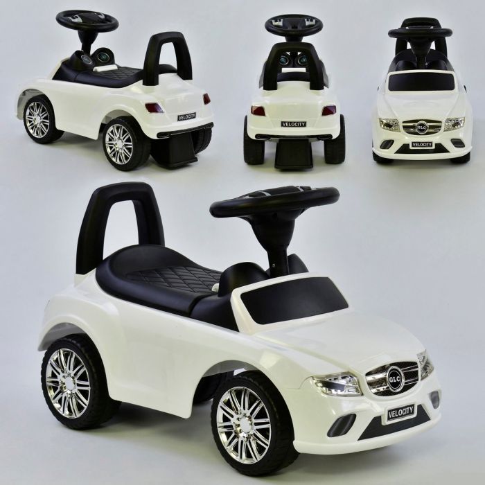 Каталка-толокарь JOY Белая (R-0088) музыкальная