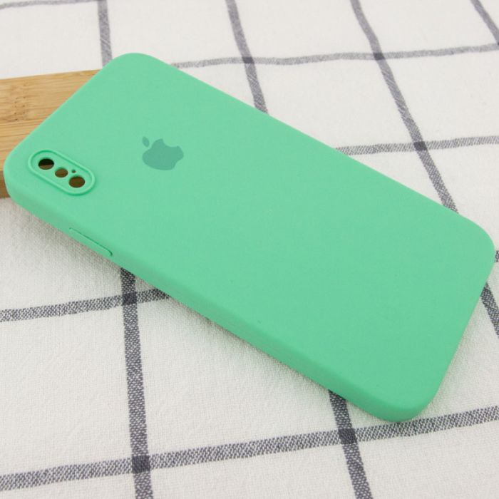 Чехол Silicone Case Square Full Camera Protective (AA) для Apple iPhone XS Max (6.5")