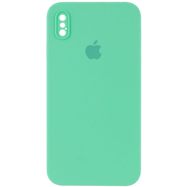 Чехол Silicone Case Square Full Camera Protective (AA) для Apple iPhone XS Max (6.5")
