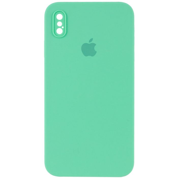 Чехол Silicone Case Square Full Camera Protective (AA) для Apple iPhone XS Max (6.5")