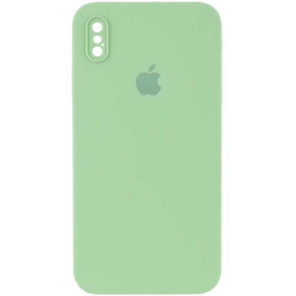 Чехол Silicone Case Square Full Camera Protective (AA) для Apple iPhone XS Max (6.5")