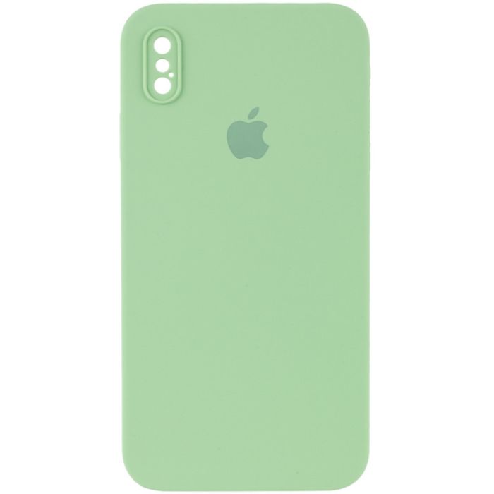Чехол Silicone Case Square Full Camera Protective (AA) для Apple iPhone XS Max (6.5")