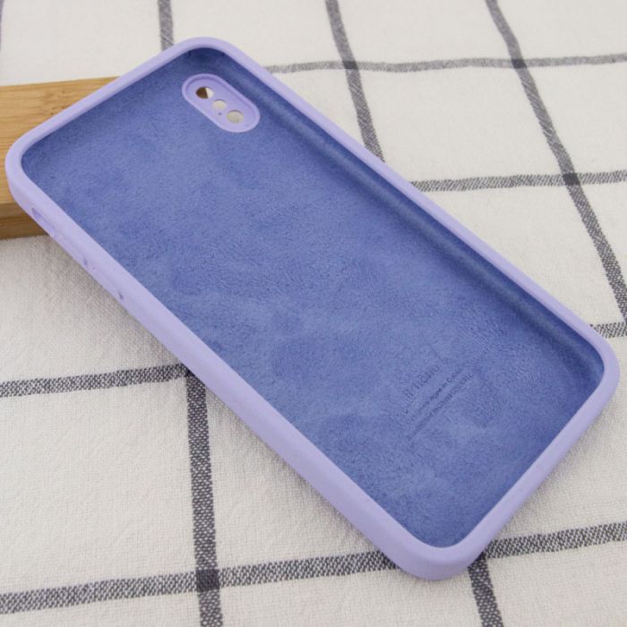 Чехол Silicone Case Square Full Camera Protective (AA) для Apple iPhone XS Max (6.5")