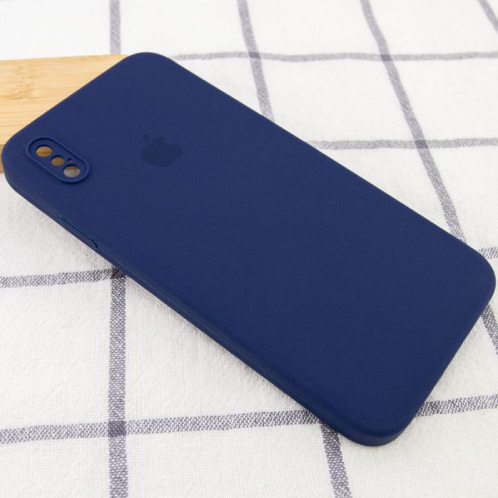 Чехол Silicone Case Square Full Camera Protective (AA) для Apple iPhone XS Max (6.5")