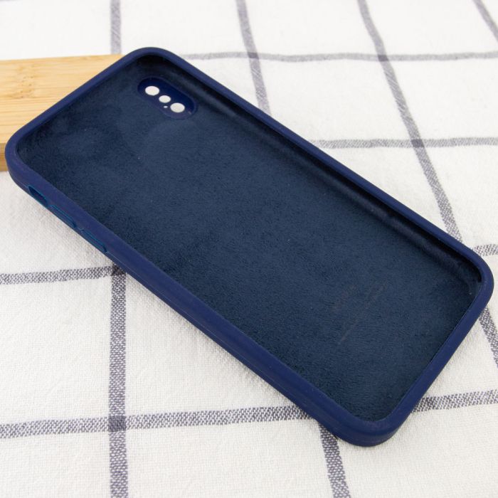Чехол Silicone Case Square Full Camera Protective (AA) для Apple iPhone XS Max (6.5")