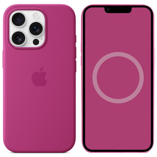 Чохол Silicone case (AAA) full with Magsafe and Animation для Apple iPhone 16 Pro (6.3")