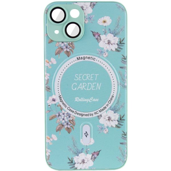 TPU+PC чохол Secret Garden with MagSafe для Apple iPhone 14 (6.1")