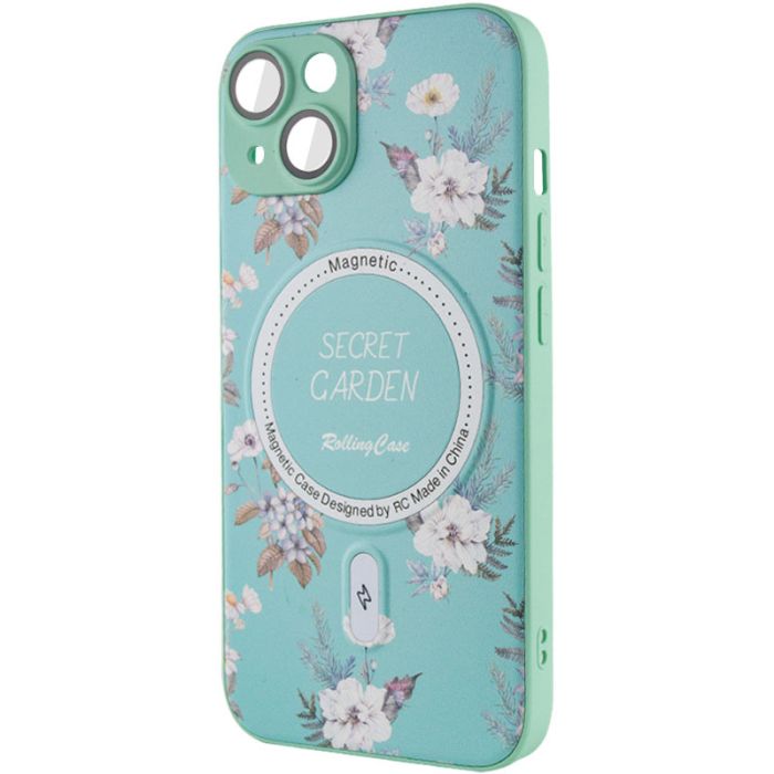 TPU+PC чохол Secret Garden with MagSafe для Apple iPhone 14 (6.1")