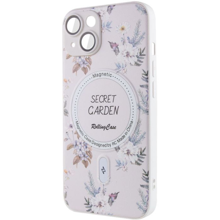 TPU+PC чохол Secret Garden with MagSafe для Apple iPhone 14 (6.1")