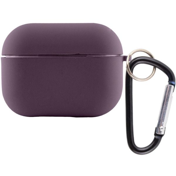 Силиконовый футляр с микрофиброй для наушников Airpods Pro