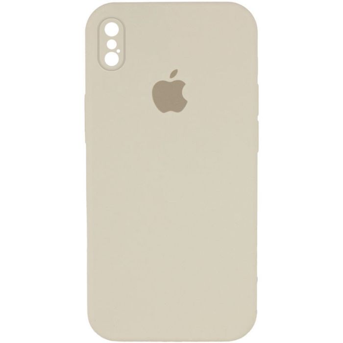 Чехол Silicone Case Square Full Camera Protective (AA) для Apple iPhone XS Max (6.5")