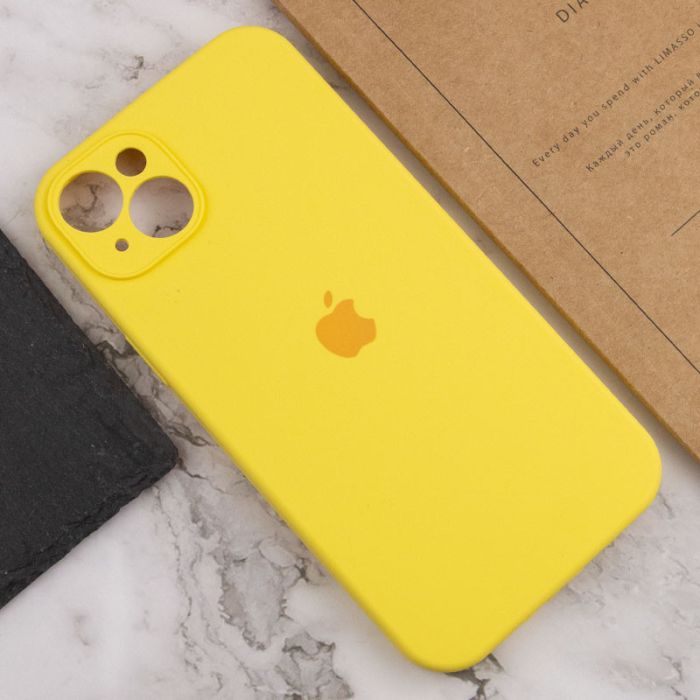 Чехол Silicone Case Full Camera Protective (AA) для Apple iPhone 14 (6.1")