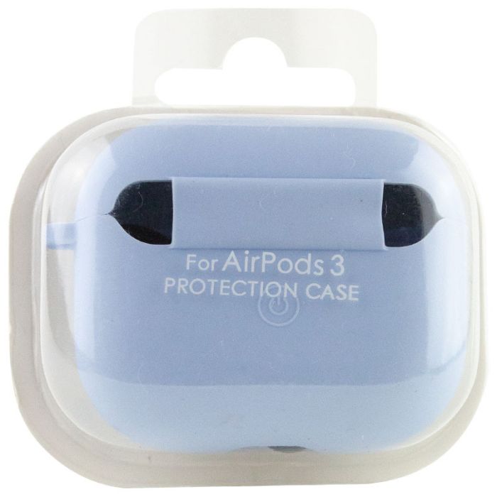Силиконовый футляр с микрофиброй для наушников Airpods 3