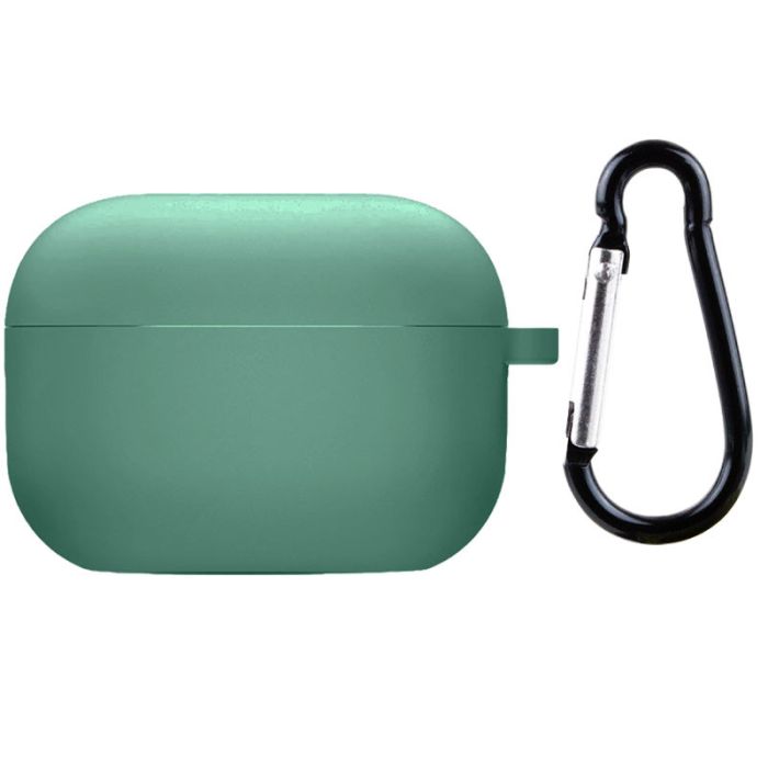 Силиконовый футляр с микрофиброй для наушников Airpods 3