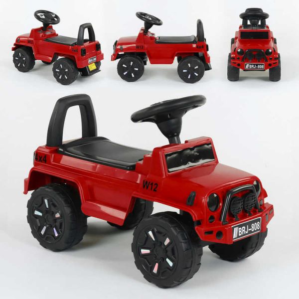 Каталка-тулокарь JOY Красная (808 G-8207) с ручкой