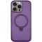 TPU+PC чохол Metal Buttons with MagSafe Colorful HQ Ring для Apple iPhone 14 Pro (6.1")