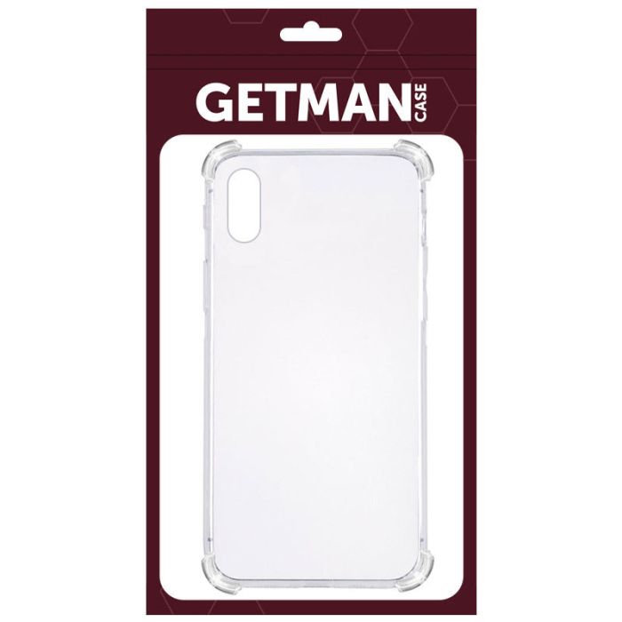 TPU чехол GETMAN Ease logo усиленные углы для Apple iPhone X/XS (5.8")