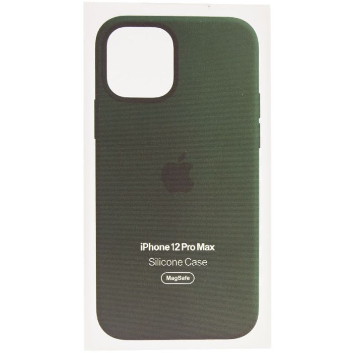 Чехол Silicone case (AAA) full with Magsafe and Animation для Apple iPhone 12 Pro Max (6.7")